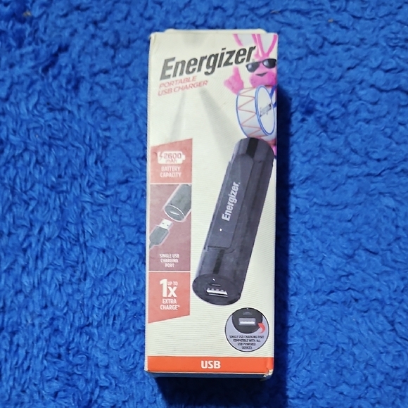 ENERGIZER Black Portable Charger for Cell Phones - Picture 1 of 1